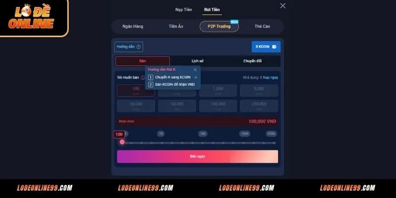 Điều kiện cần đáp ứng để rút tiền Lô Đề Online thành công