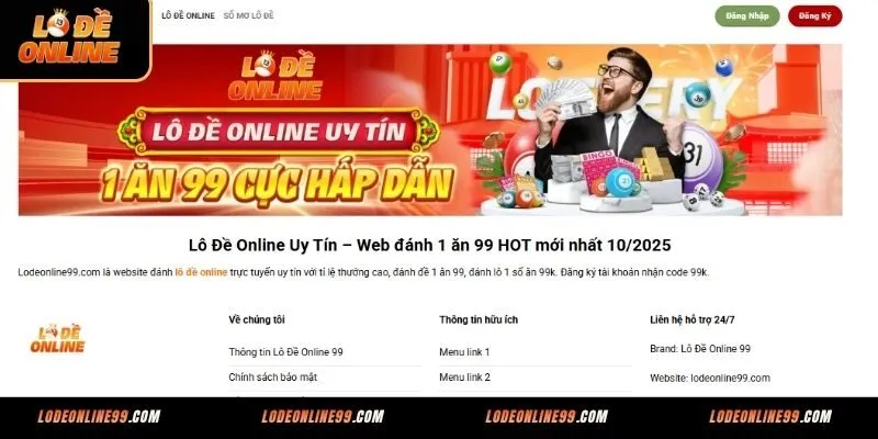Lô Đề Online - Top 10 trang lô đề online uy tín nhất 2026