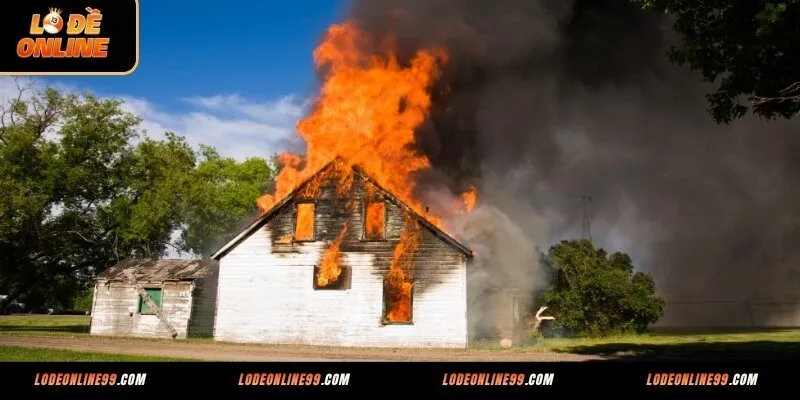 Mẹo chốt số thông minh khi mơ thấy cháy nhà